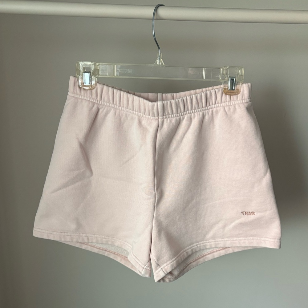 Aritzia TNA Perfect Fleece Hi-Rise Mini Sweatshort